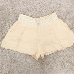 Free People Peach beach shorts